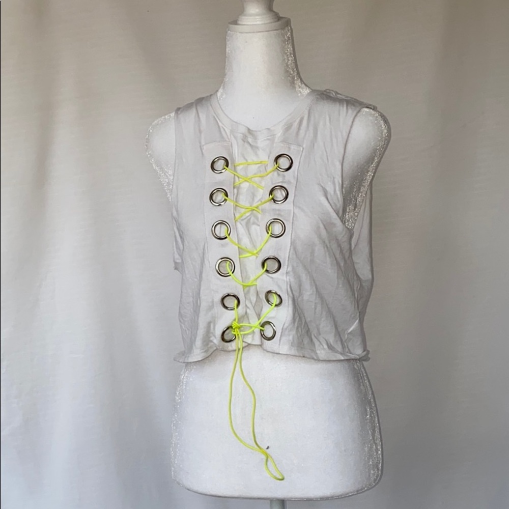 NWT - LF lace up tank